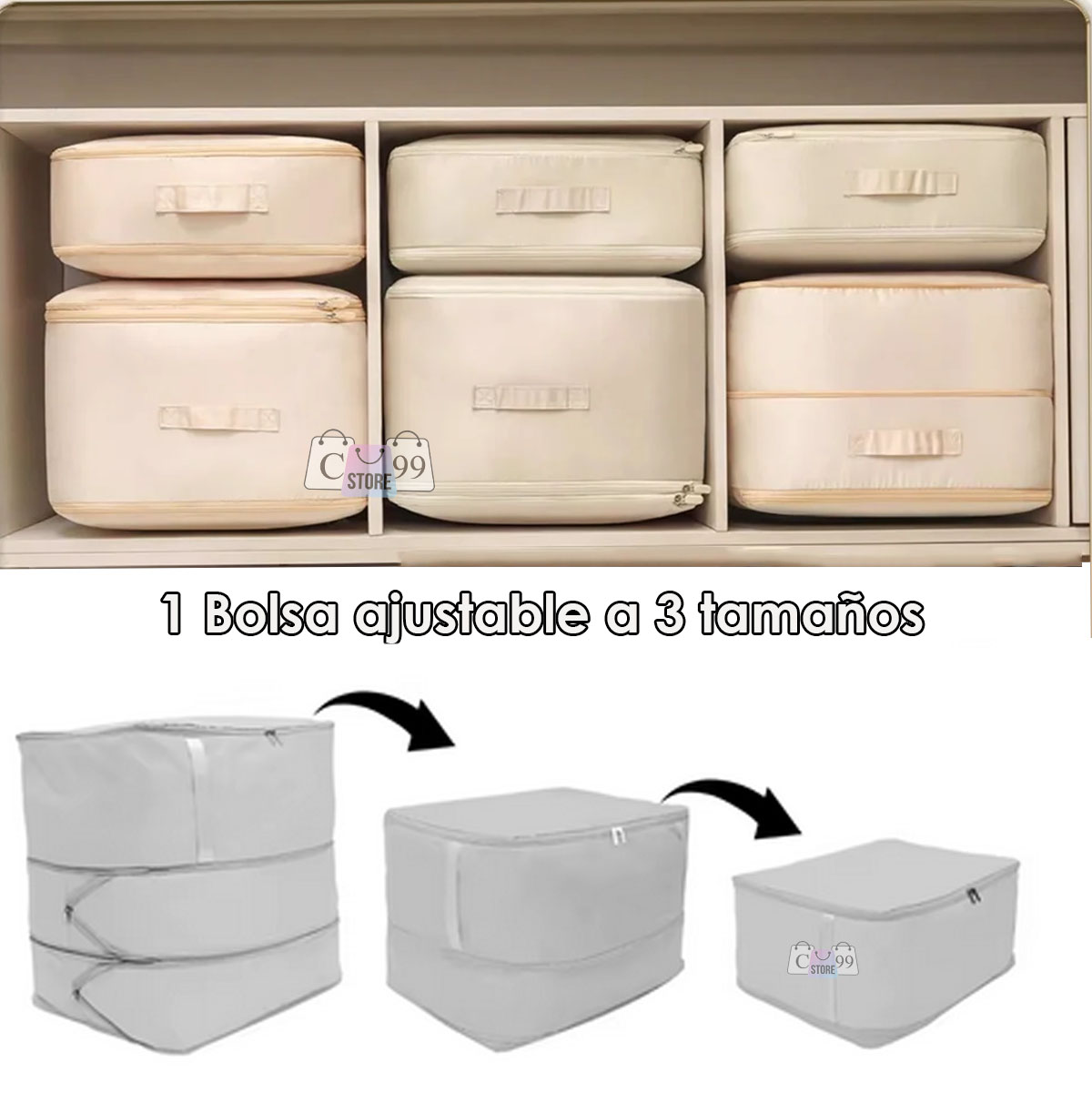 Miniatura 5 de Bolsa De Compresión Organizador Espacio